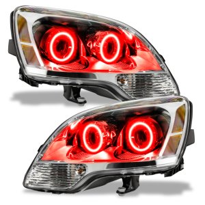 GMC Acadia Headlight Halo Kits - ORACLE Lighting - Pre-Assembled LED Halo - Red - `08-`12 GMC Acadia Headlight Halo Kits - ORACLE Lighting - Pre-Assembled LED Halo - Red - `08-`12